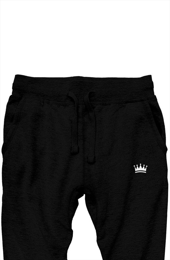 Saints and Crowns Black Premier Jogger (Crown Coll