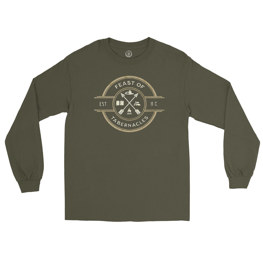 Saints and Crowns presents Men's "Feast of Tabernacles" Classic Long Sleeve Shirt