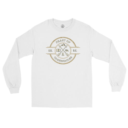 Saints and Crowns presents Men's "Feast of Tabernacles" Classic White Long Sleeve Shirt