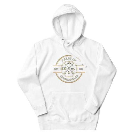 Saints and Crowns presents Unisex "Feast of Tabernacles" Classic White Hoodie