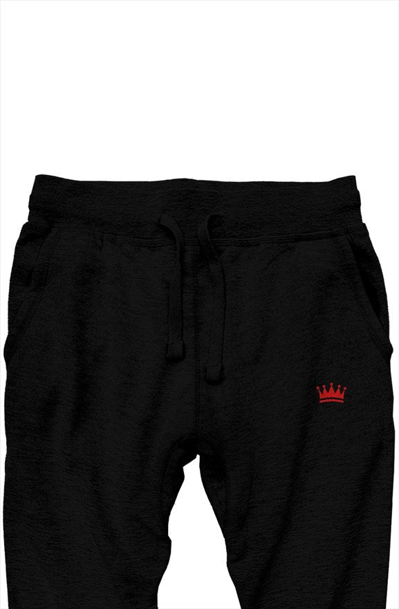 Saints and Crowns Black w/ Red Crown Premier Jogger (Crown Collection) 