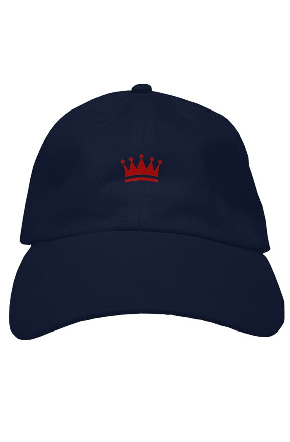 Saints and Crowns Navy Blue Color Premium Dad Hat 