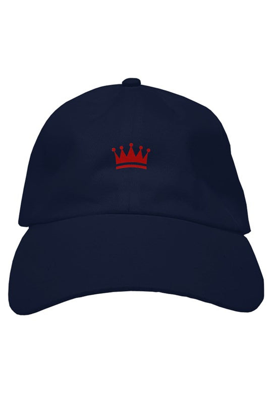 Saints and Crowns Navy Blue Color Premium Dad Hat 