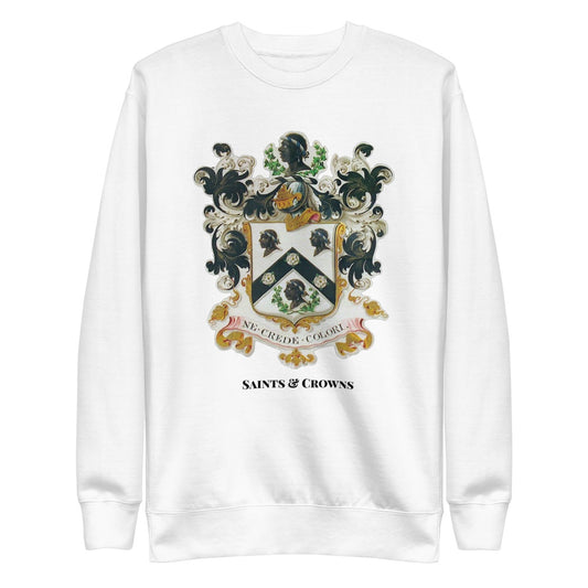 Saints and Crowns presents Coat of Ivy Coast Irony  (Dark Age Rulership) Unisex Fleece Pullover