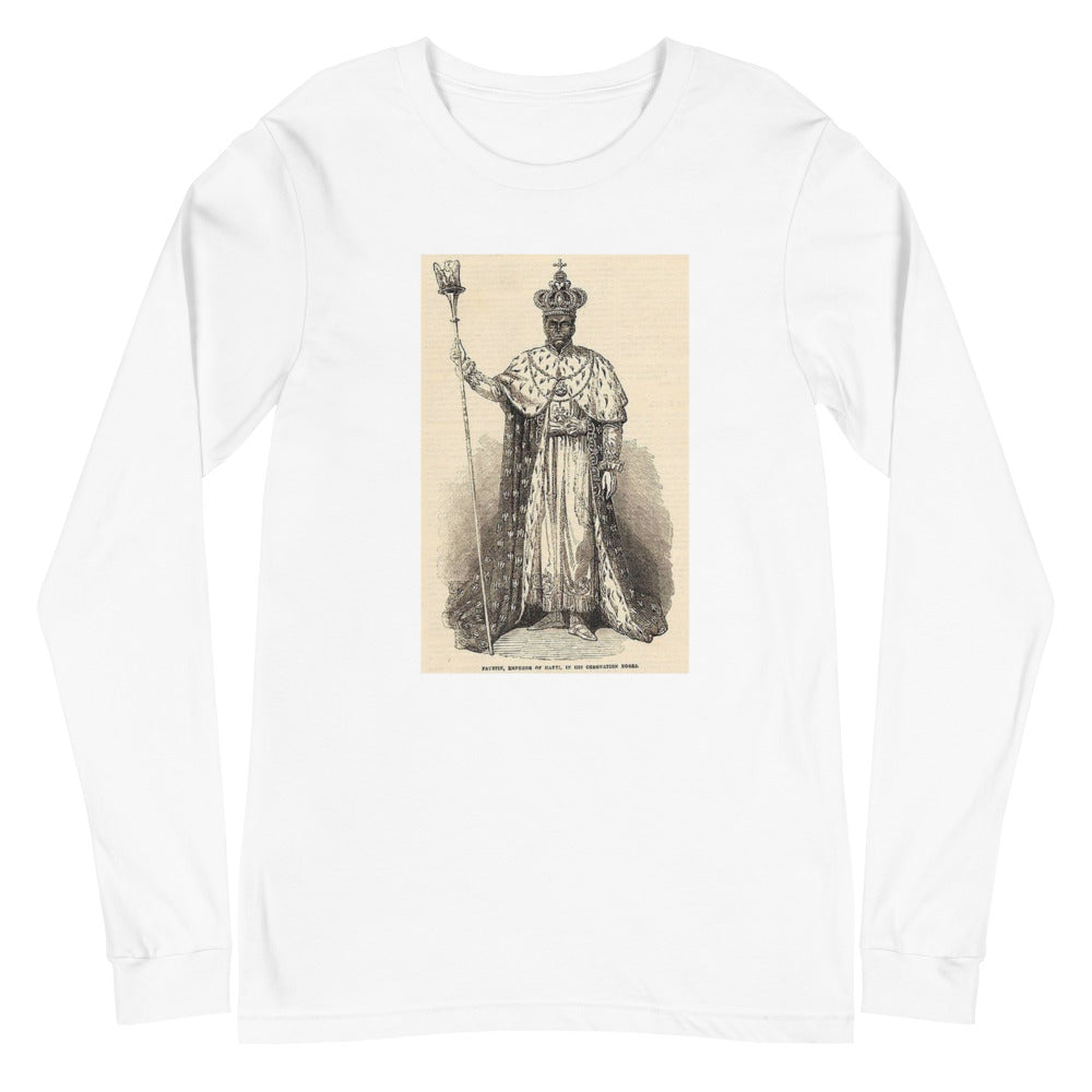 Soulouque King in Levi Unisex Long Sleeve Tee