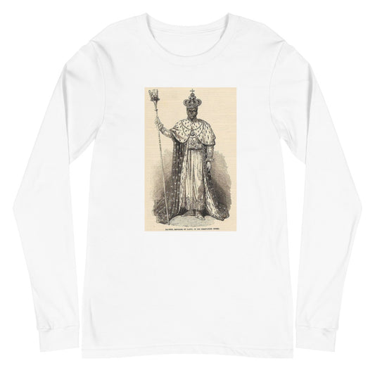 Soulouque King in Levi Unisex Long Sleeve Tee